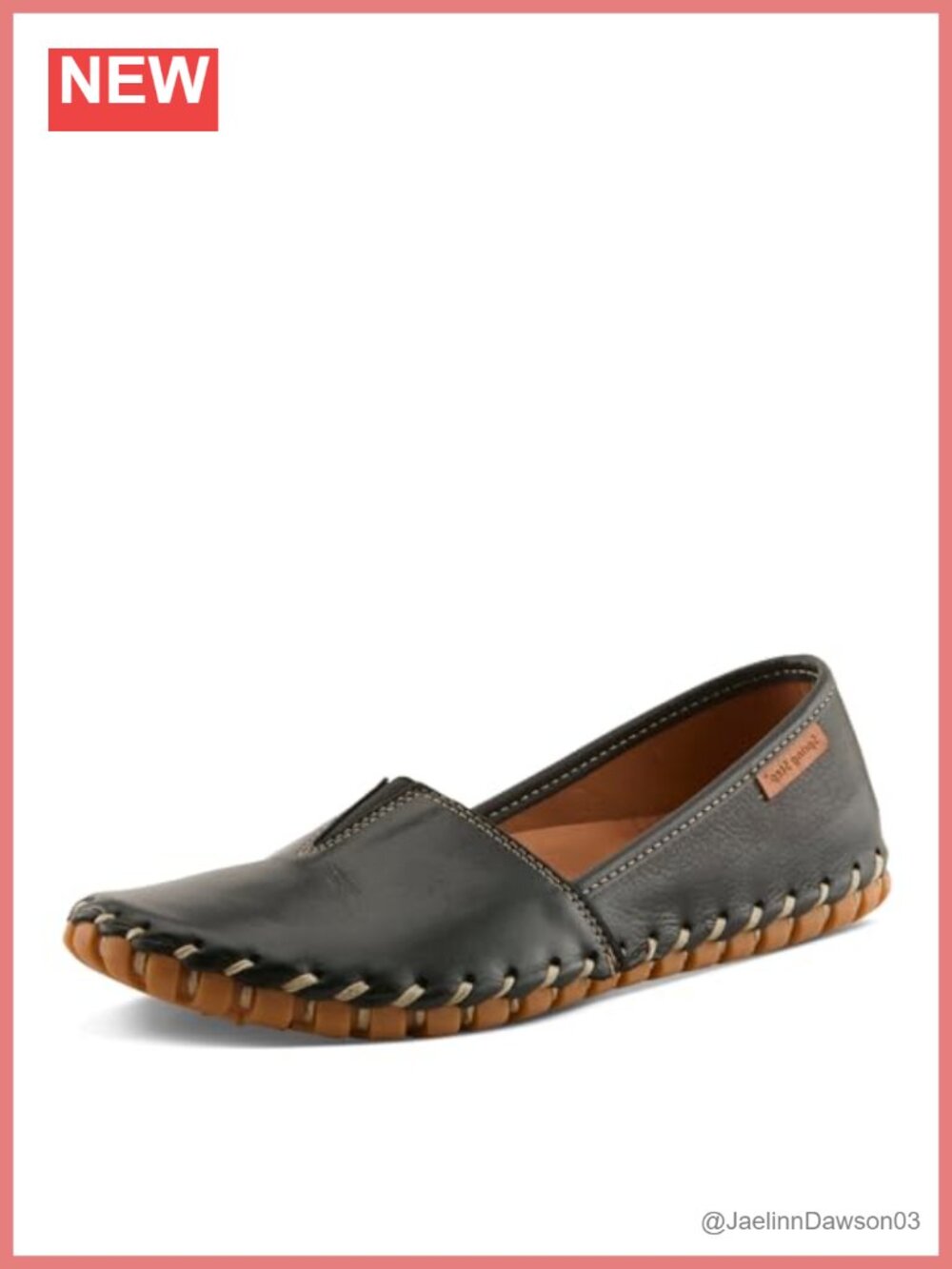Women's Leather Slip-on Walking Shoes Comfortable Orthotic Friendly Loafers